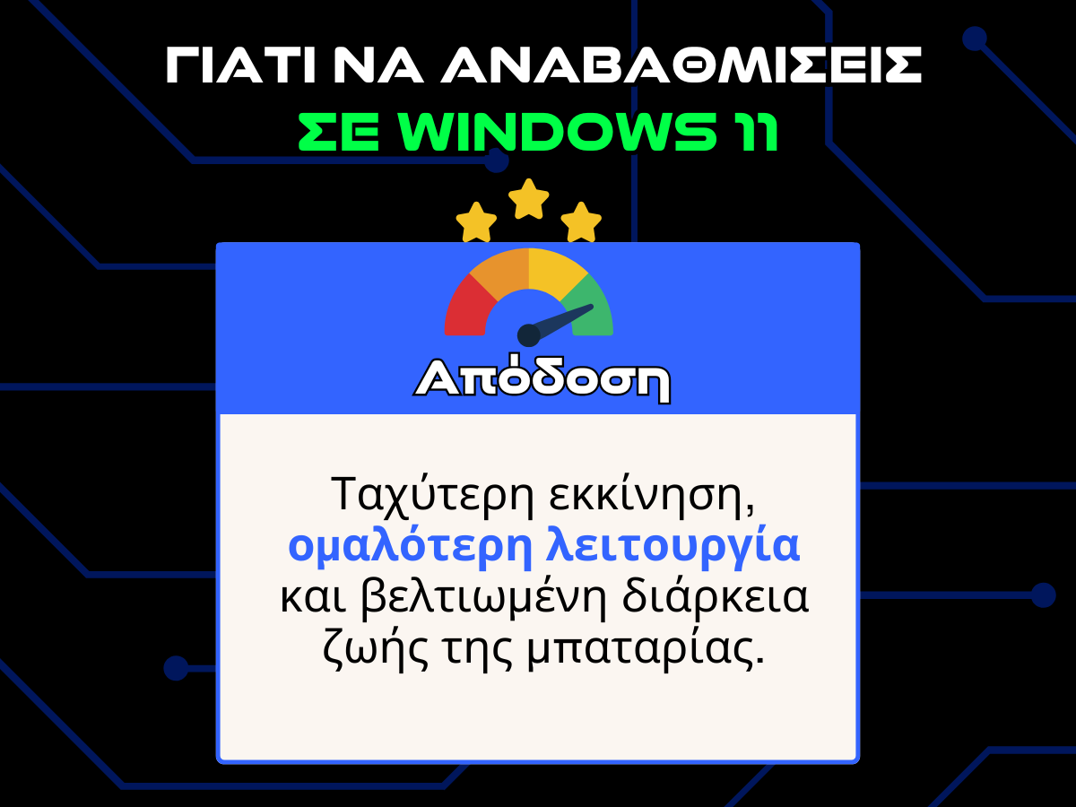 γιατι να αναβαθμισεις σε windows 11 - αποδοση