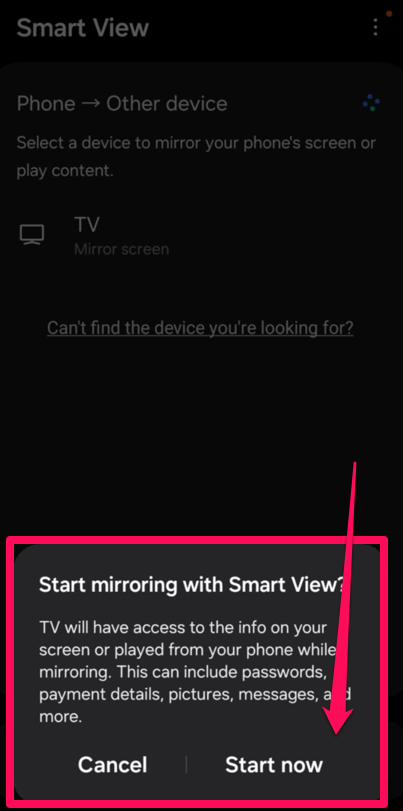 ασυρματη συνδεση τηλεφωνου με τηλεοραση - mirroring screenshot 3
