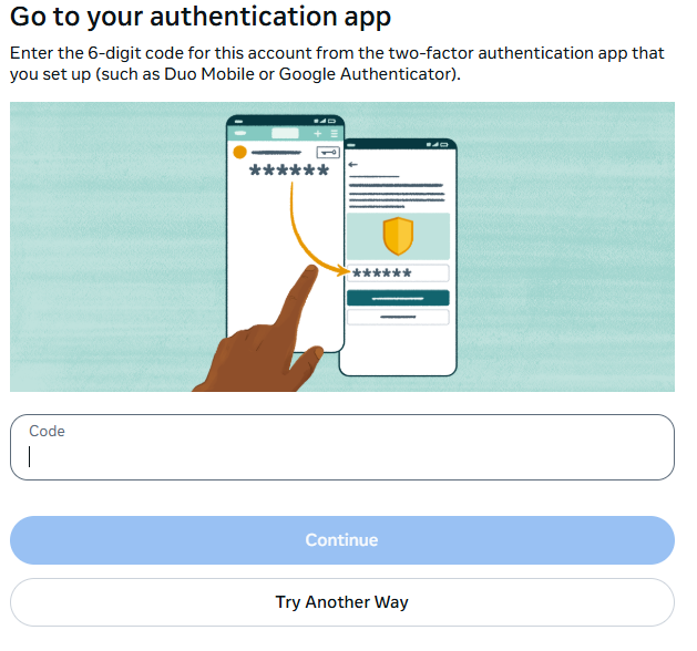 authenticator screenshot