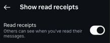 ρυθμιση εμφανισης αναγνωσης μηνυματων instagram - screenshot