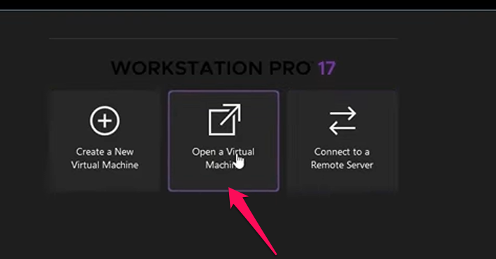 open vm screenshot